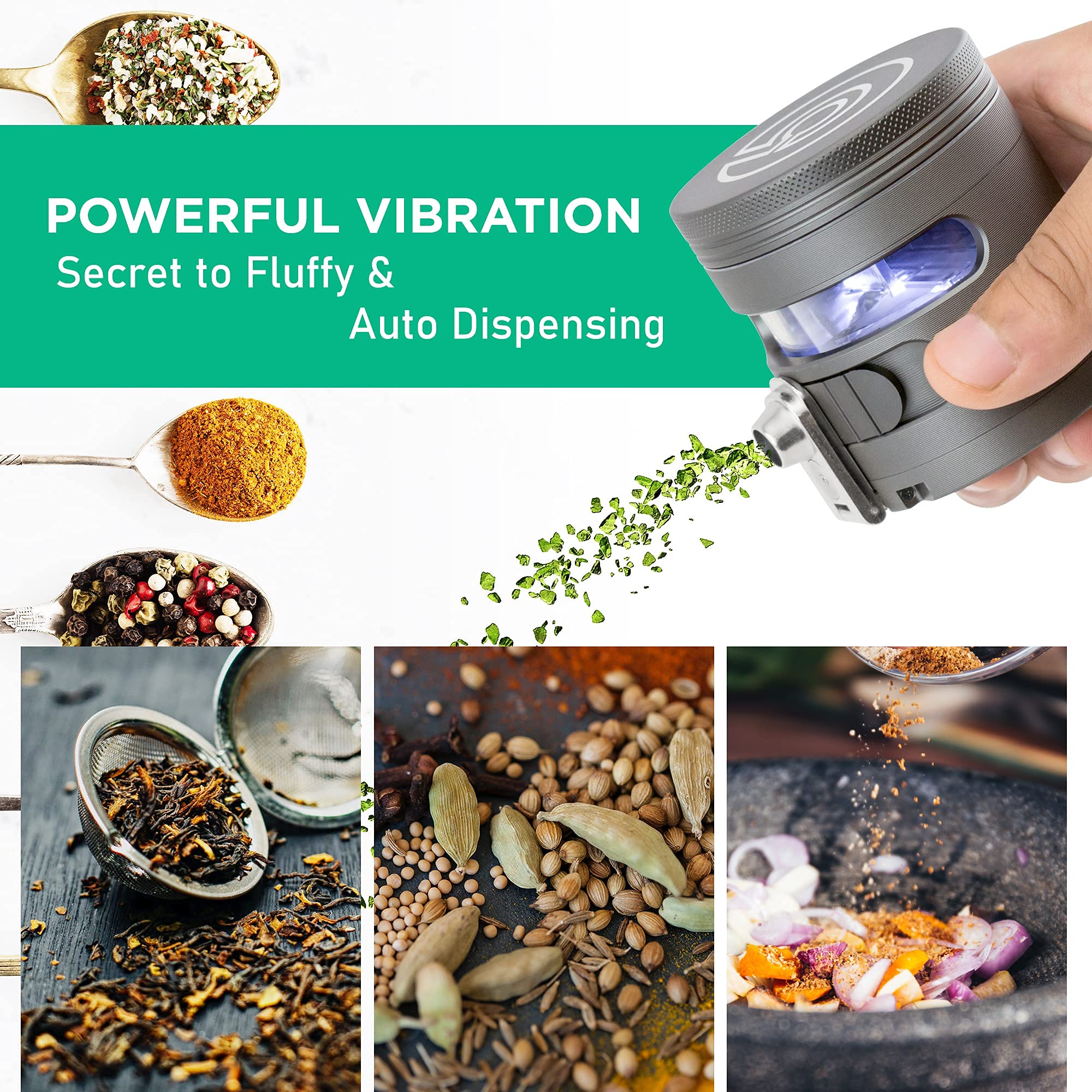 Tectonic9 Electric Herb Grinder with Automatic Dispenser - 2.5