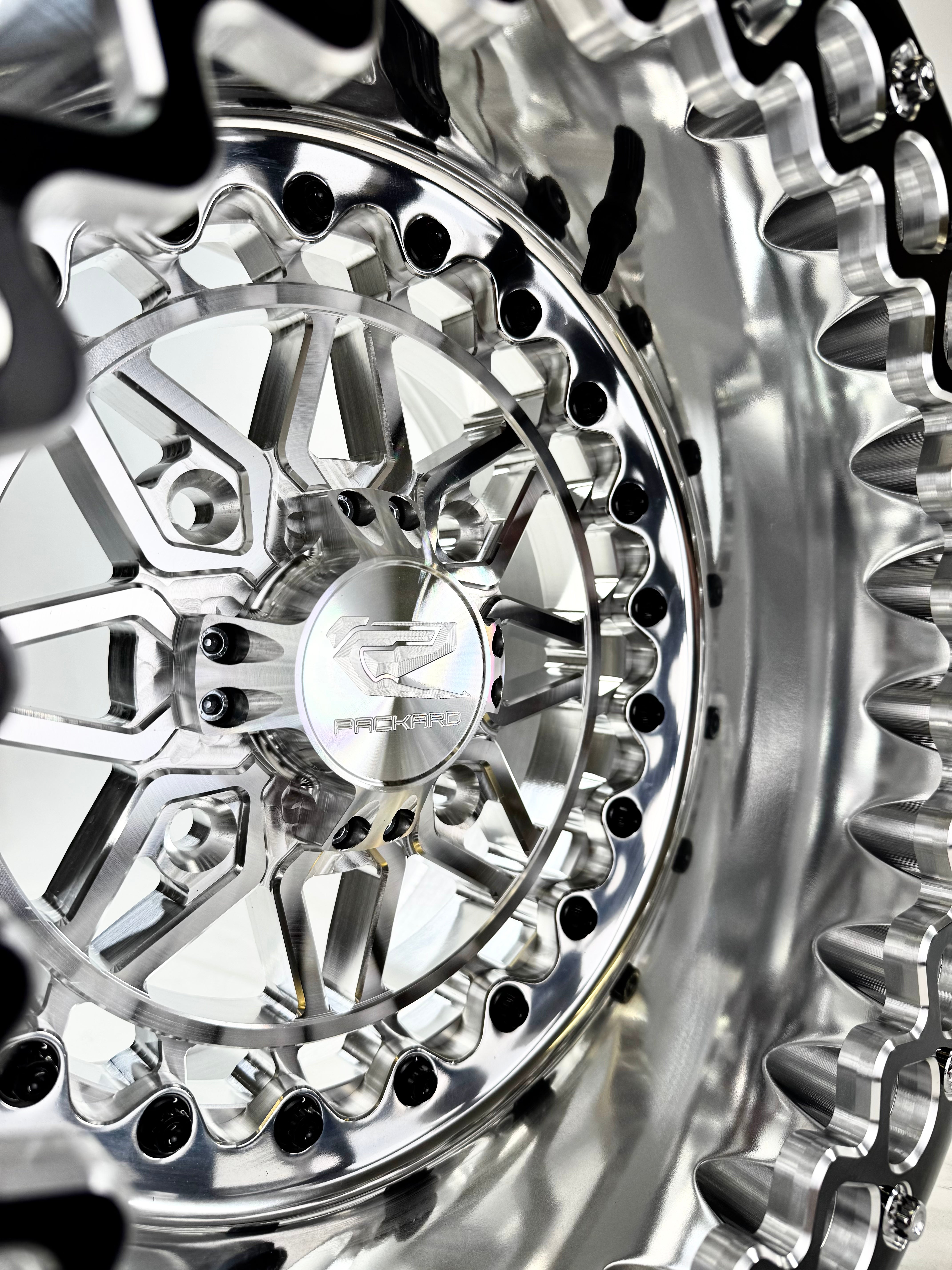 Apollo FF Forged Polished Beadlock Wheels - Silver | Off-Road & Truck Accessories for Enhanced Performance & Style