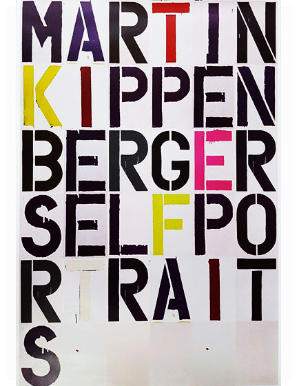 Christopher Wool x Martin Kippenberger Self Portrait Art Print - Modern Abstract Wall Decor for Home & Office | Perfect for Living Rooms, Galleries & Creative Spaces