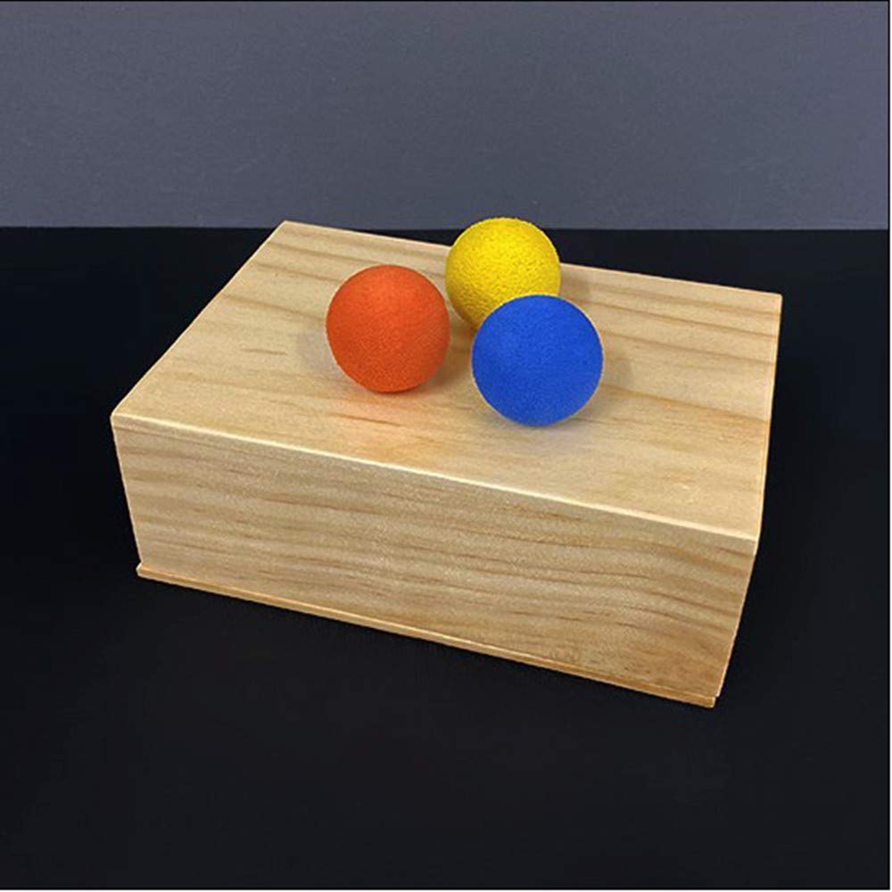 Blue-Ther Magic Balls in Box (Deluxe) - 3 Vanishing & Appearing Balls Set for Close-Up Magic Tricks, Magician Illusion Props, Mentalism Gimmicks - Perfect for Stage Performances, Street Magic, and Parlor Tricks