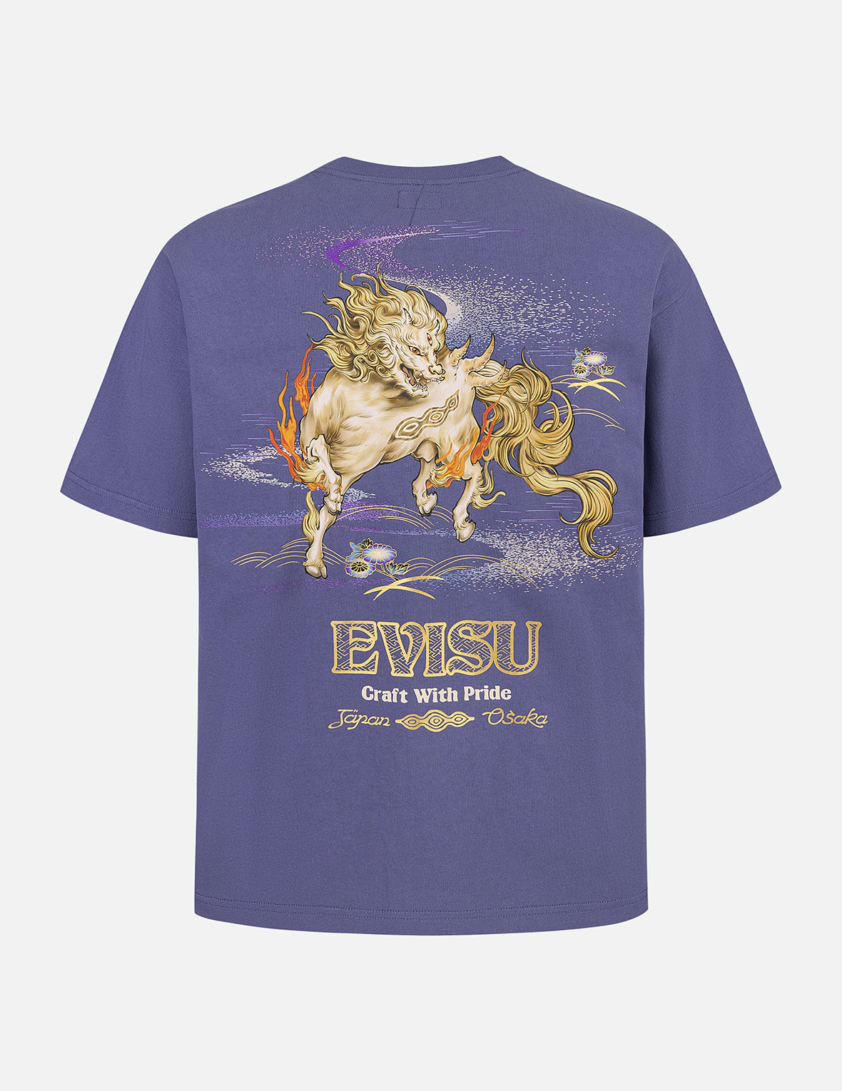Hakutaku Print Relax Fit T-Shirt for Men - Soft Cotton Casual Tee for Everyday Wear, Street Style & Lounge Comfort
