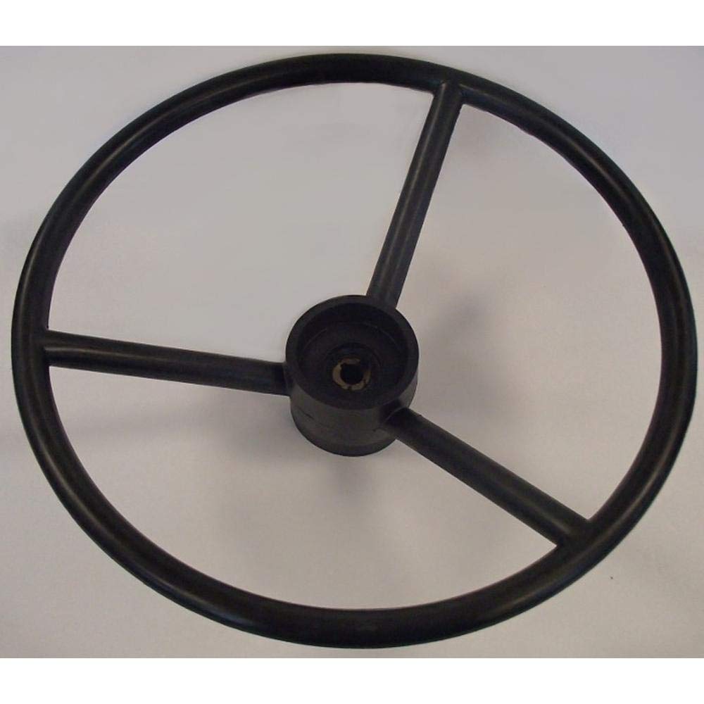 Stevens Lake Parts One New Steering Wheel with Cap Key Type Fits Massey Ferguson 192432M2 Models | Interchangeable with S.43395 | Compatible with Tractors & Farm Equipment | Durable Replacement for Smooth Operation