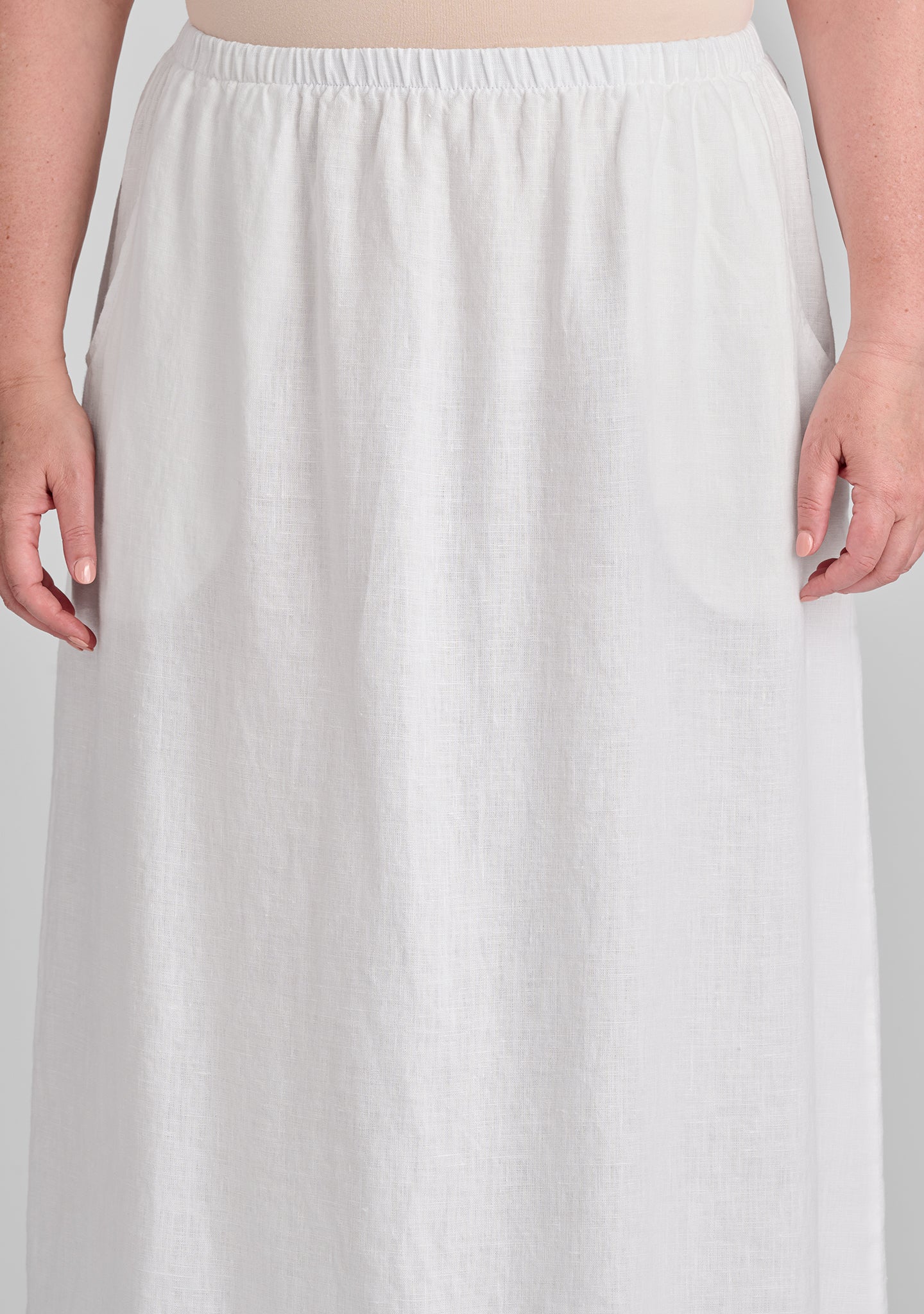 Go To Skirt - Women's Linen Maxi Skirt for Summer | Breathable & Flowy Long Skirt | Perfect for Beach, Vacation & Boho Style Outfits