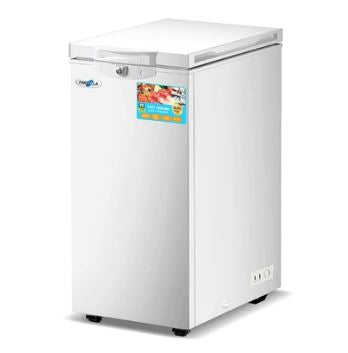 Farfalla 70W 70L Energy Efficient Chest Freezer - Compact Deep Freezer for Home, Garage & RV - Perfect for Frozen Food Storage & Meal Prep