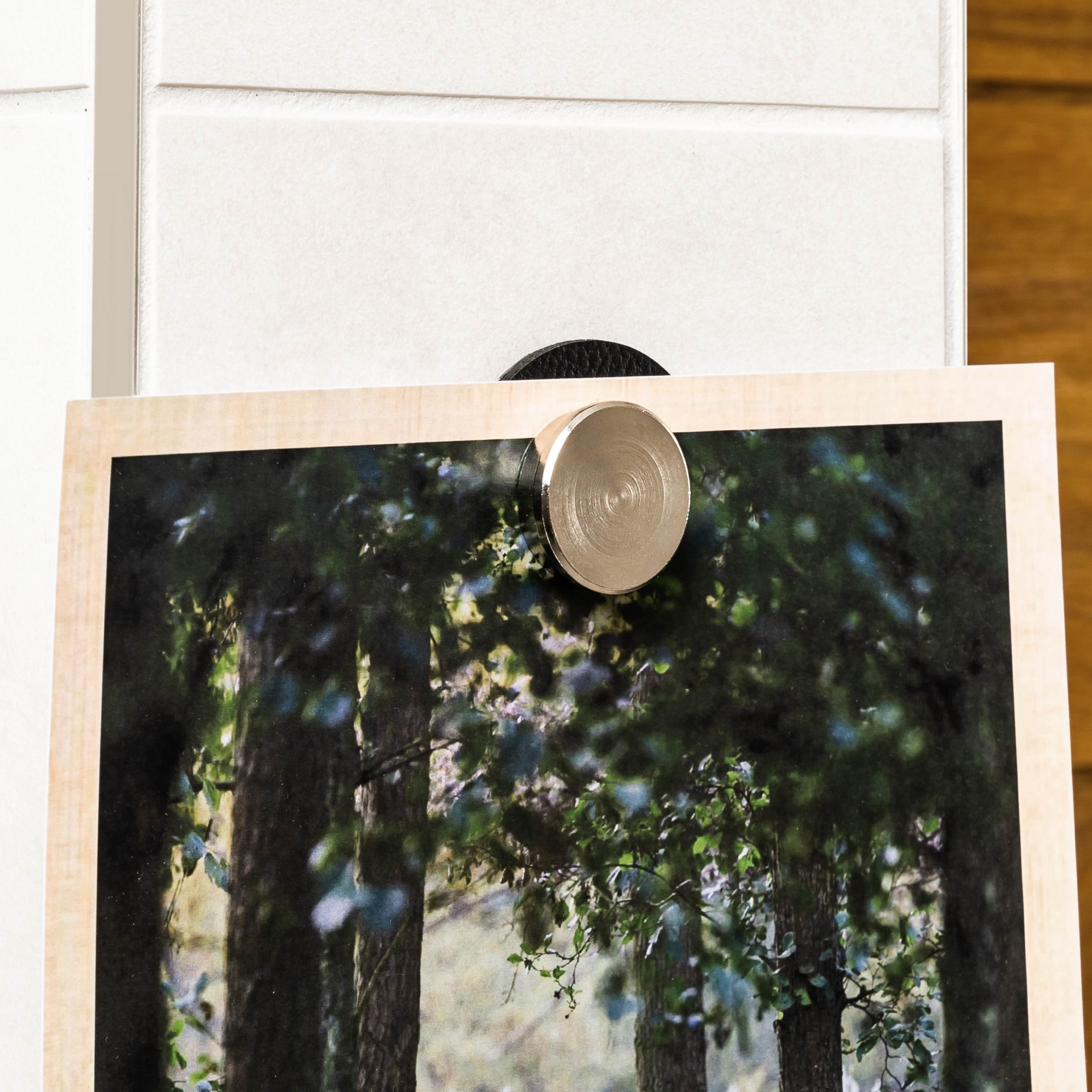 SMART Magnetic Pins with Pads - Black - Perfect for Office Whiteboards, School Projects, and Home Organization