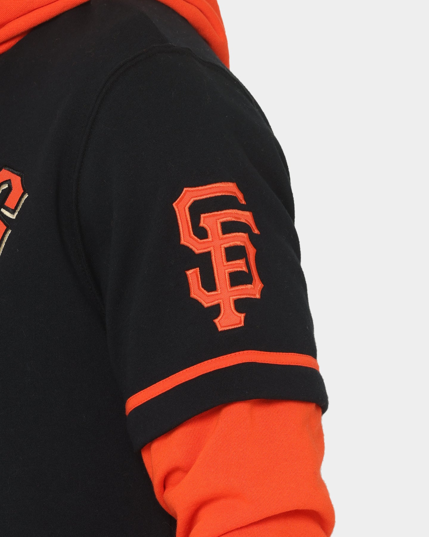 47 Brand San Francisco Giants Shortstop Hoodie - Jet Black - Men's Baseball Fan Apparel for Game Day & Casual Wear