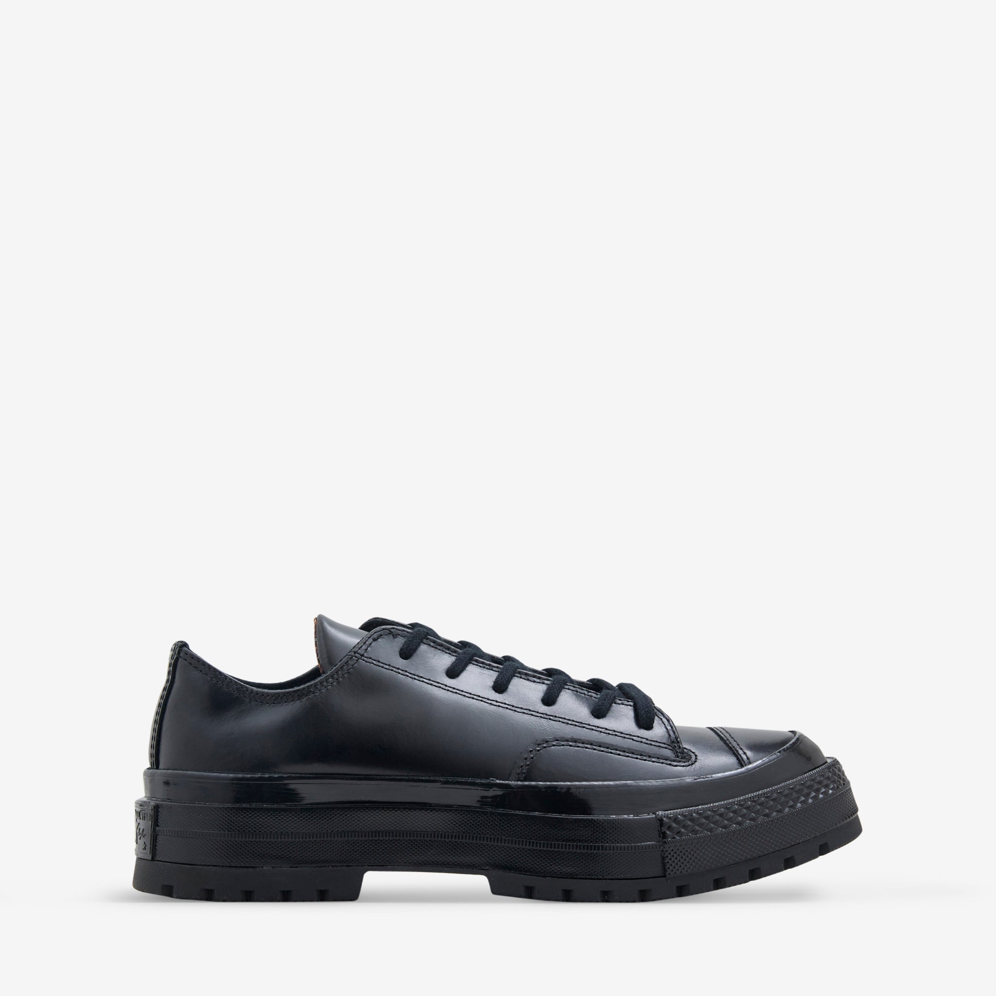 Chuck '70 Formal Leather Low Top Sneakers in Black - Classic Casual Shoes for Men & Women | Perfect for Office, Parties & Everyday Wear