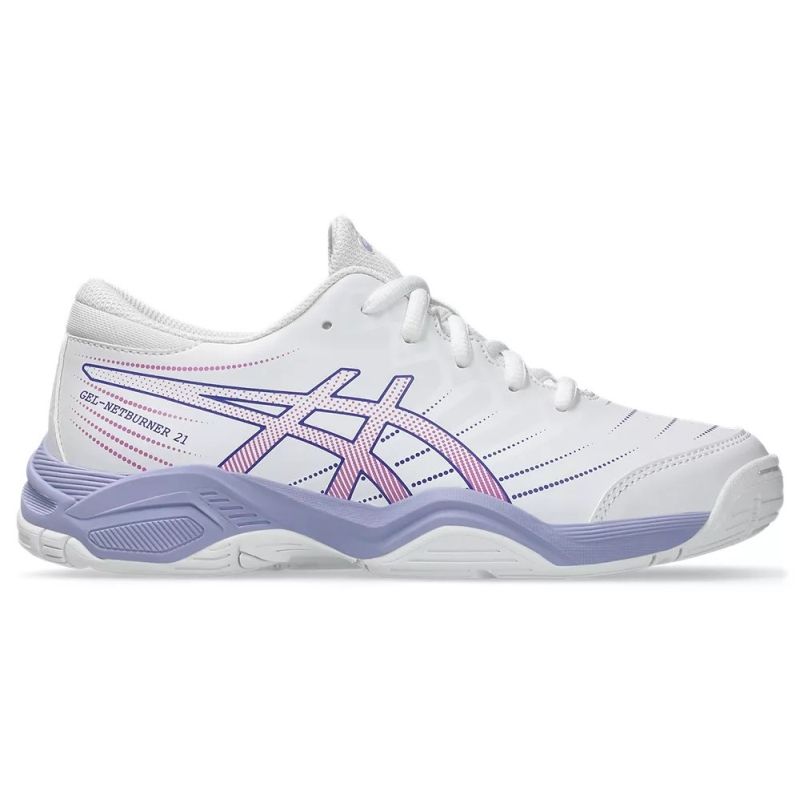 ASICS GEL Netburner 21 GS Kids Netball Shoes - Lightweight & Supportive for Junior Players - Perfect for Indoor Court Sports & Training