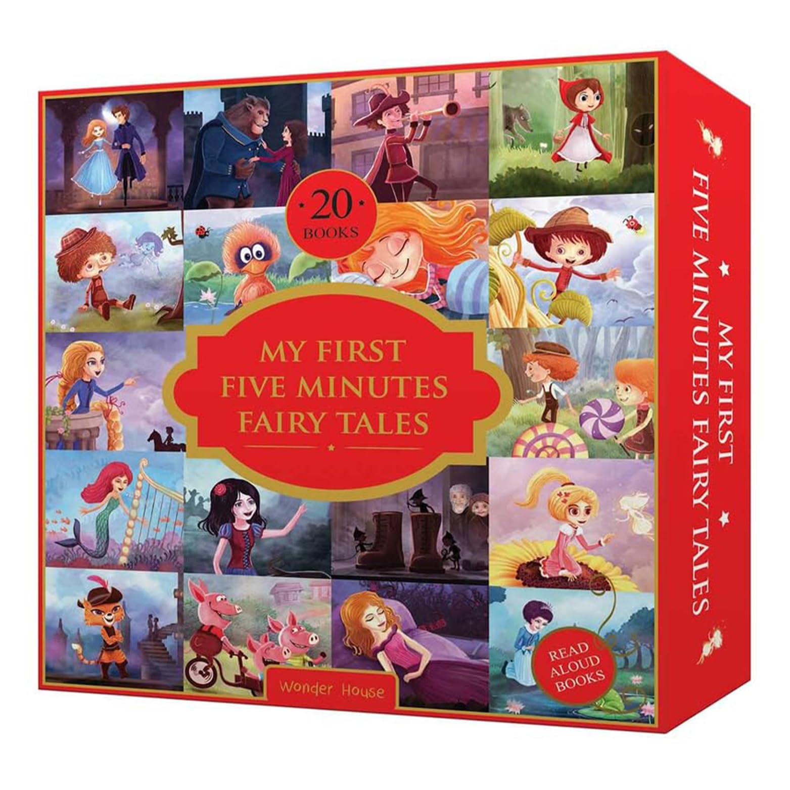 My First Five Minutes Fairy Tales Box Set - 20 Abridged & Retold Children's Books | Perfect Gift for Kids, Bedtime Stories & Early Reading Development