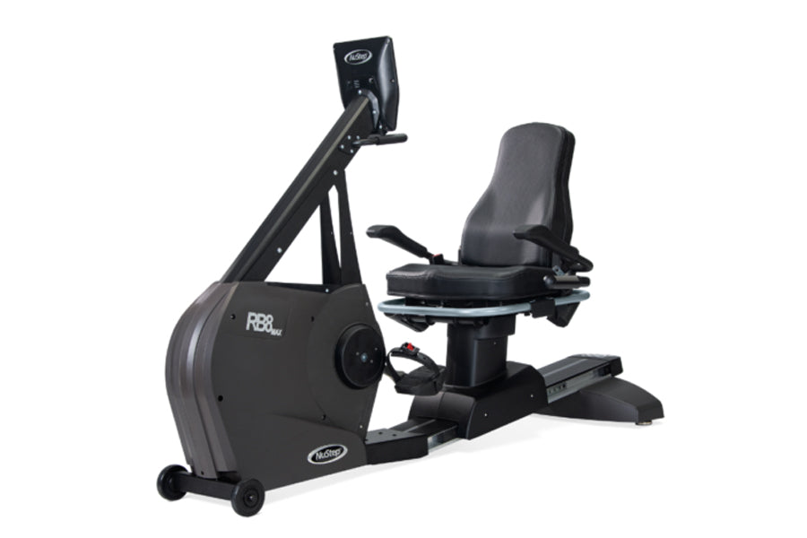 NuStep RB8MAX Recumbent Exercise Bike - Low Impact Workout for Home Gym, Seniors & Physical Therapy - Perfect for Cardio Training & Rehabilitation