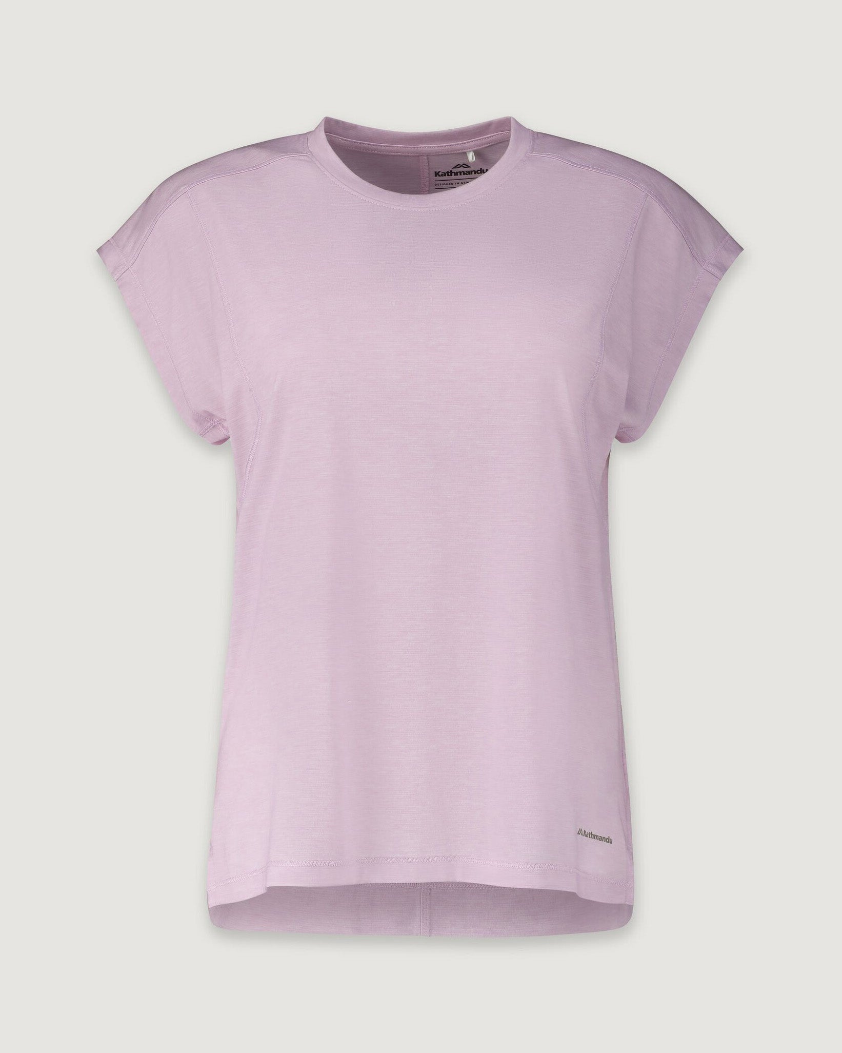 WELL.DER.NESS Women's Short Sleeve T-Shirt - Soft Cotton Lupin Field Print Top for Casual Wear, Summer Outfits & Everyday Comfort