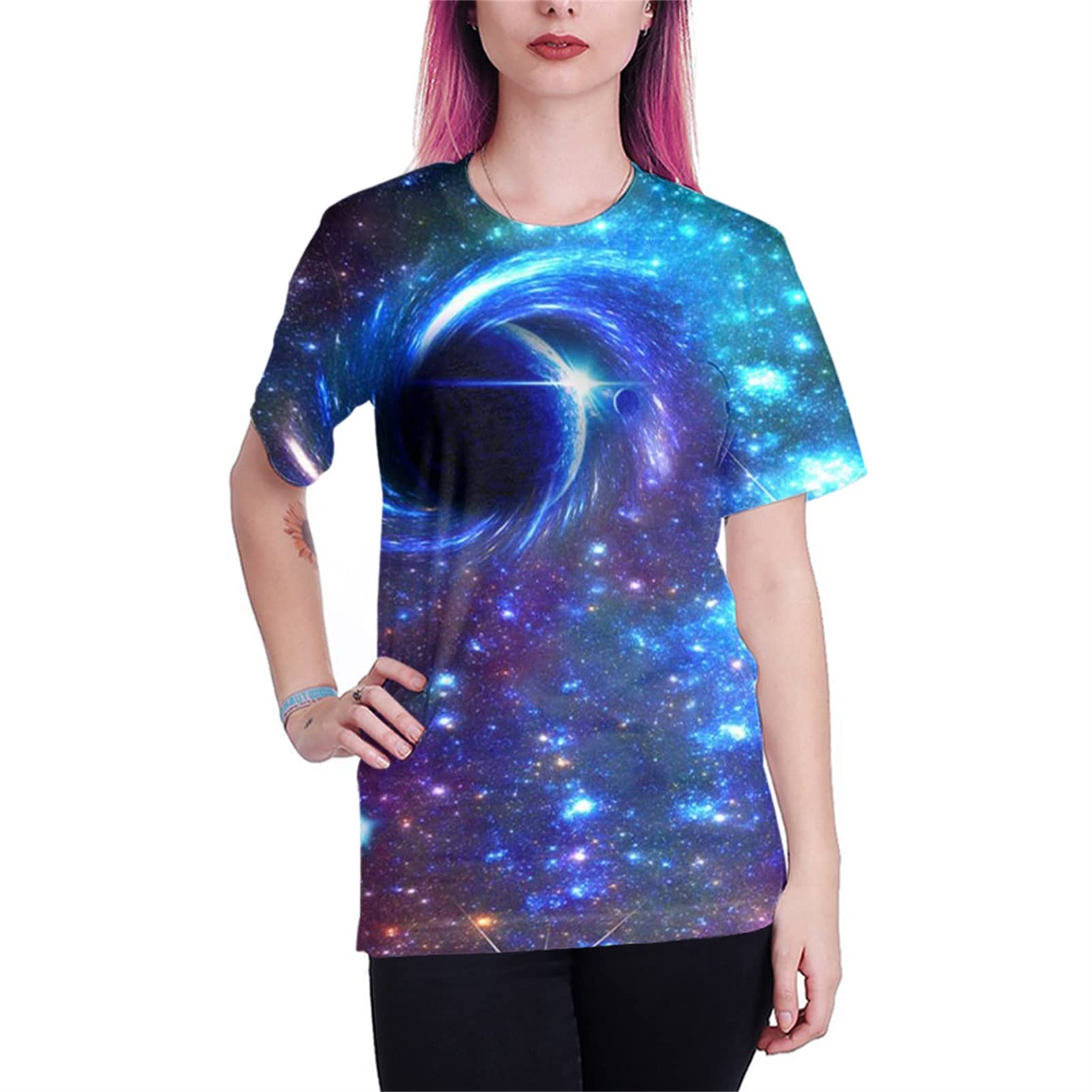 Yasswete Unisex 3D Printed Short Sleeve T-Shirt for Men & Women - Fashion Graphic Tee for Casual Wear, Street Style & Summer Outfits