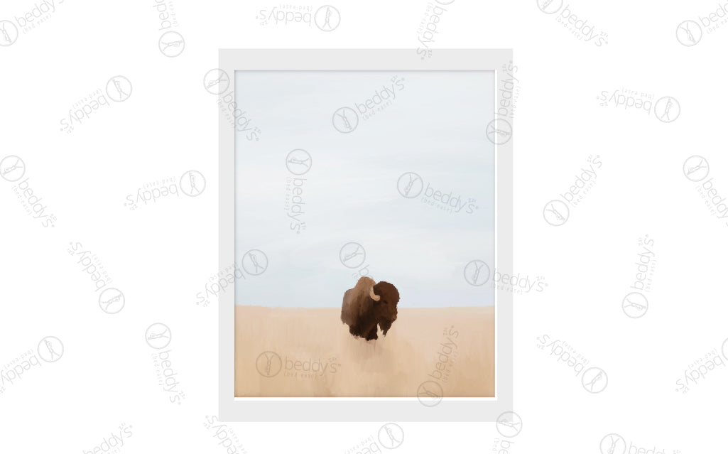 Bison Artwork Digital Download - High Resolution Bison Wall Art for Home & Office Decor | Perfect for Living Room, Bedroom, or Western Theme Decorations