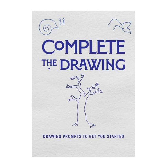 Complete the Drawing Journal - Creative Sketchbook for Kids & Adults - Perfect for Art Therapy, Doodling & Stress Relief