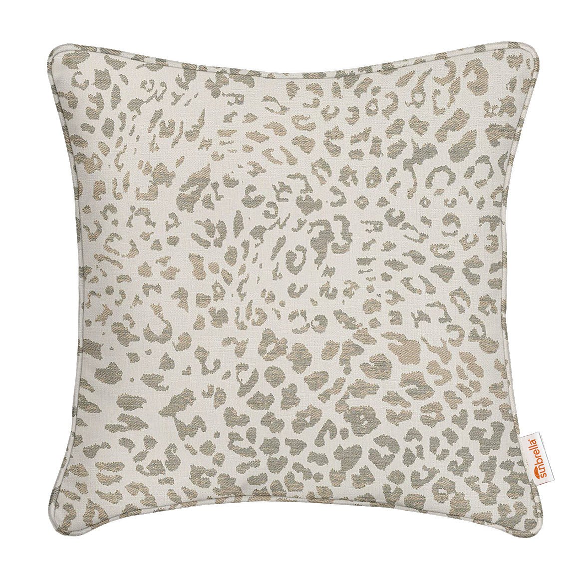 Sunbrella Instinct Dune Designer Square Throw Pillow - Stylish Home Decor for Living Room, Bedroom & Outdoor Use - Water-Resistant & UV-Protected Cushion Cover