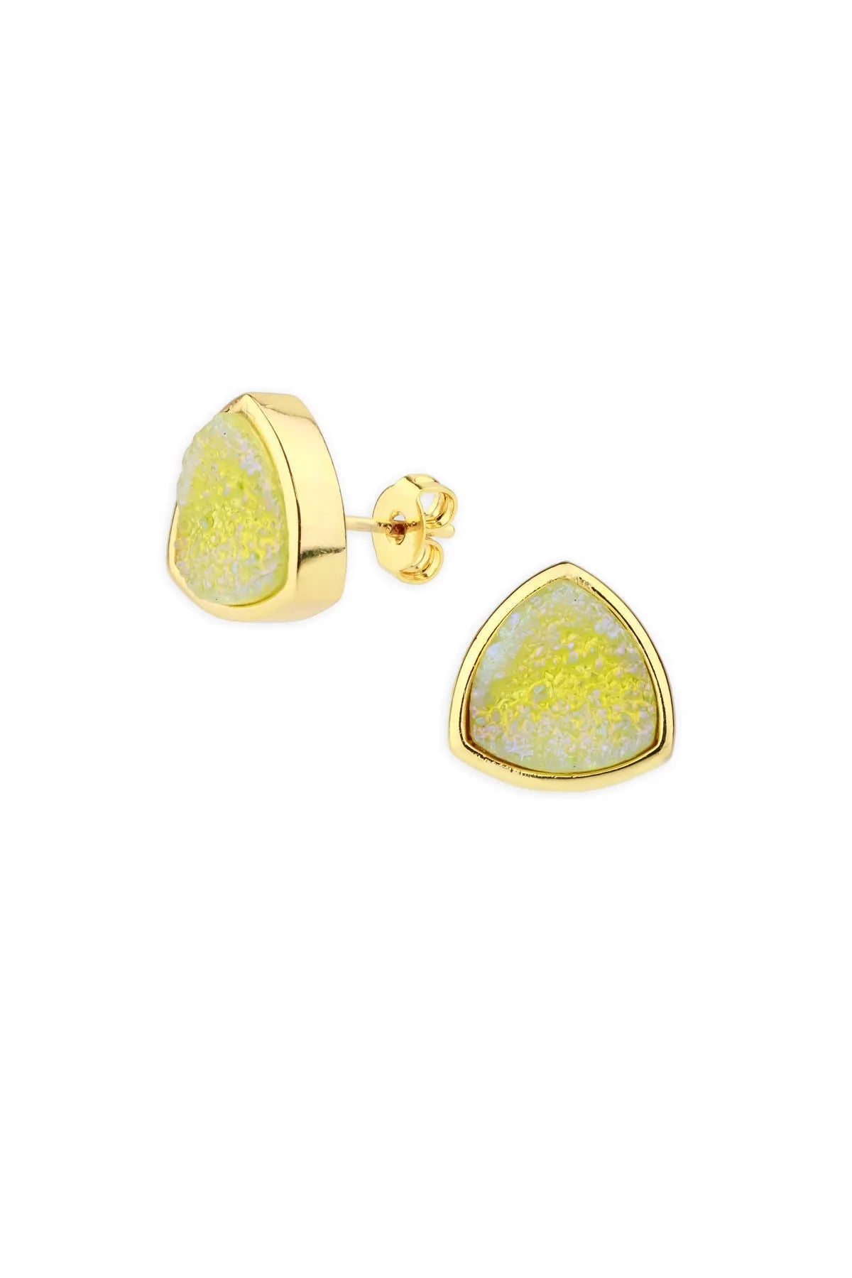Druzy Stone Stud Earrings for Women – Sparkling Crystal Jewelry for Everyday Wear & Special Occasions
