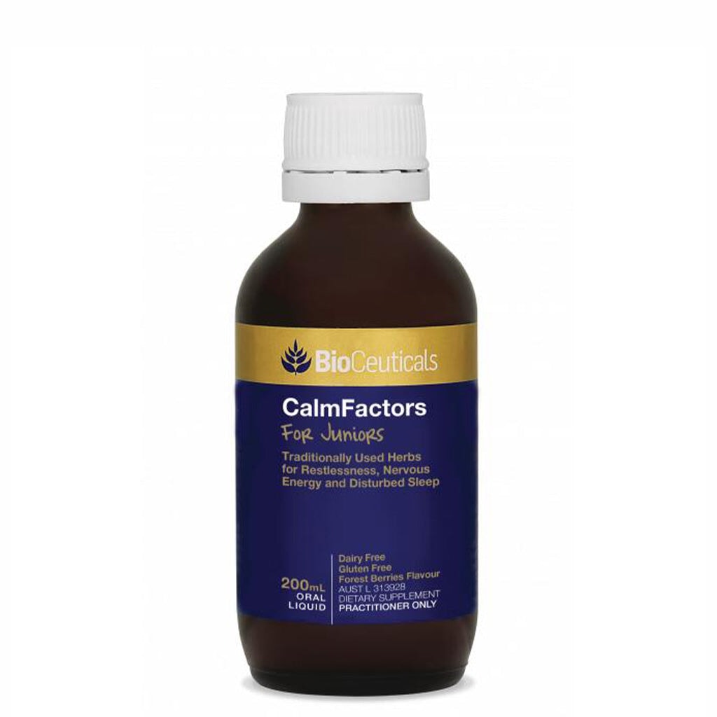 BioCeuticals Calm Factors For Juniors Oral Liquid - Natural Stress Relief & Relaxation Supplement for Kids - Supports Calmness & Focus - Perfect for School, Homework & Bedtime
