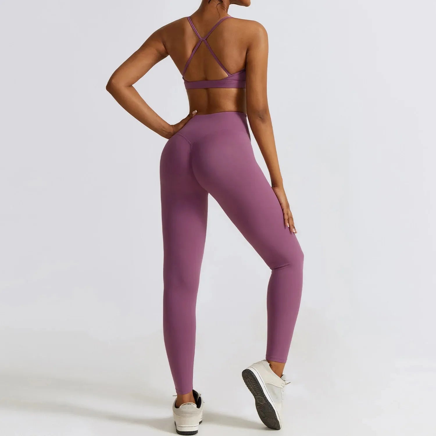 2/3PC Women's Seamless Long Sleeve Yoga Set - High Waist Workout Leggings & Sportswear Gym Clothing for Yoga, Running, Fitness & Lounge Wear