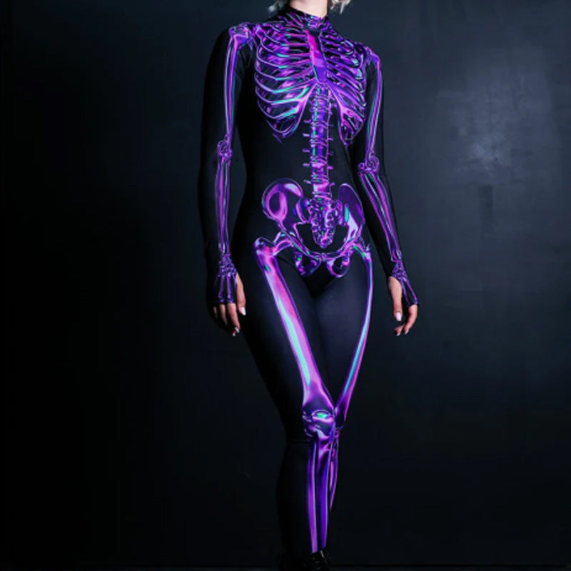Halloween Parent-Child Skull Pants | Matching Costume for Family & Couples | Spooky Party Outfit Trick or Treat