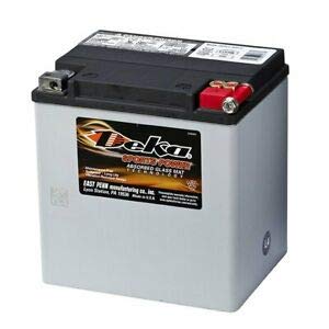 Deka ETX30L 400CCA AGM Motorcycle Battery for Harley Touring, Bagger & Dresser Models (1997-2019) - Perfect for Long Rides, Cold Weather Starts & Heavy Electrical Loads