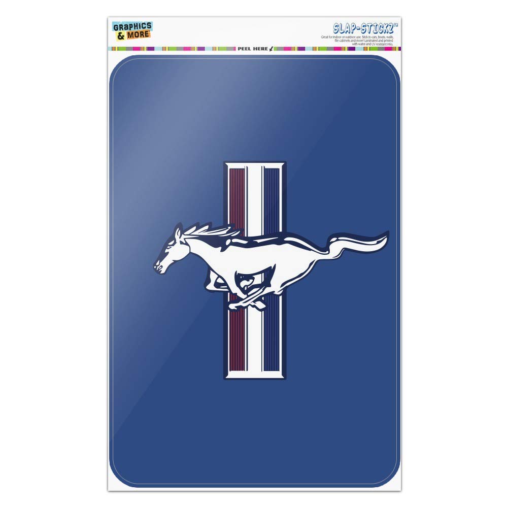 Ford Mustang Logo Metal Sign - Vintage Car Decor for Home, Office, Garage & Man Cave - Perfect Gift for Mustang Lovers & Car Enthusiasts
