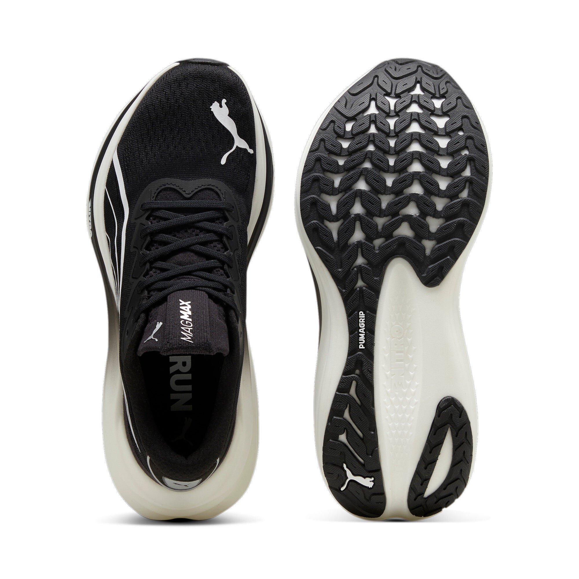 Men's Magmax Nitro Running Shoes - Lightweight Breathable Athletic Sneakers for Jogging, Gym & Outdoor Workouts | Perfect for Marathon Training & Daily Fitness Activities