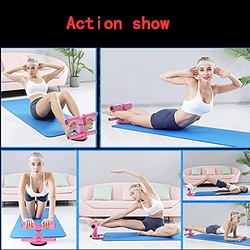 **ABS Trainer Sit Up Bar - Self-Suction Abdominal Strength Equipment for Home Gym, Core Workout & Muscle Training - Men & Women Weight Loss Fitness Tool (Black) - Perfect for Home, Office & Travel Workouts**
