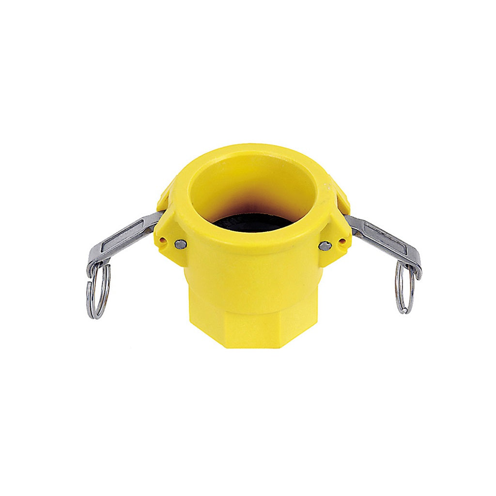 Nylon Cam Lock Coupler Female x Female NPT Thread Type D - Secure Quick-Connect Fittings for Water, Air, and Chemical Transfer Systems