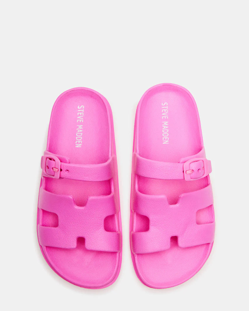 Steve Madden Spirit Sandal for Girls - Comfortable Kids' Summer Sandals with Adjustable Straps | Perfect for Beach, Pool, and Outdoor Play