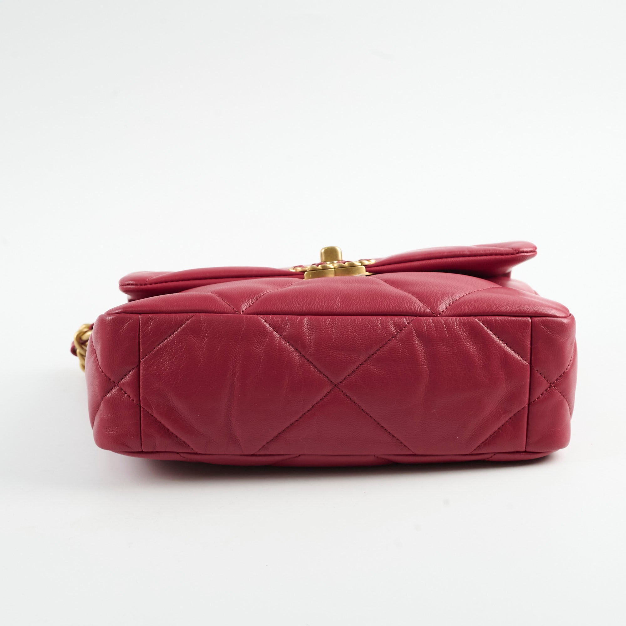 Chanel Small 19 Handbag Dark Red 28 Series - Luxury Crossbody Bag for Women, Perfect for Parties & Evening Events