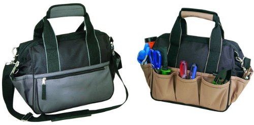 Premium Heavy-Duty Gardening Tool Bag - Durable Duffel for Handyman & DIY Projects - Perfect for Landscaping, Lawn Care & Outdoor Storage (Grey)