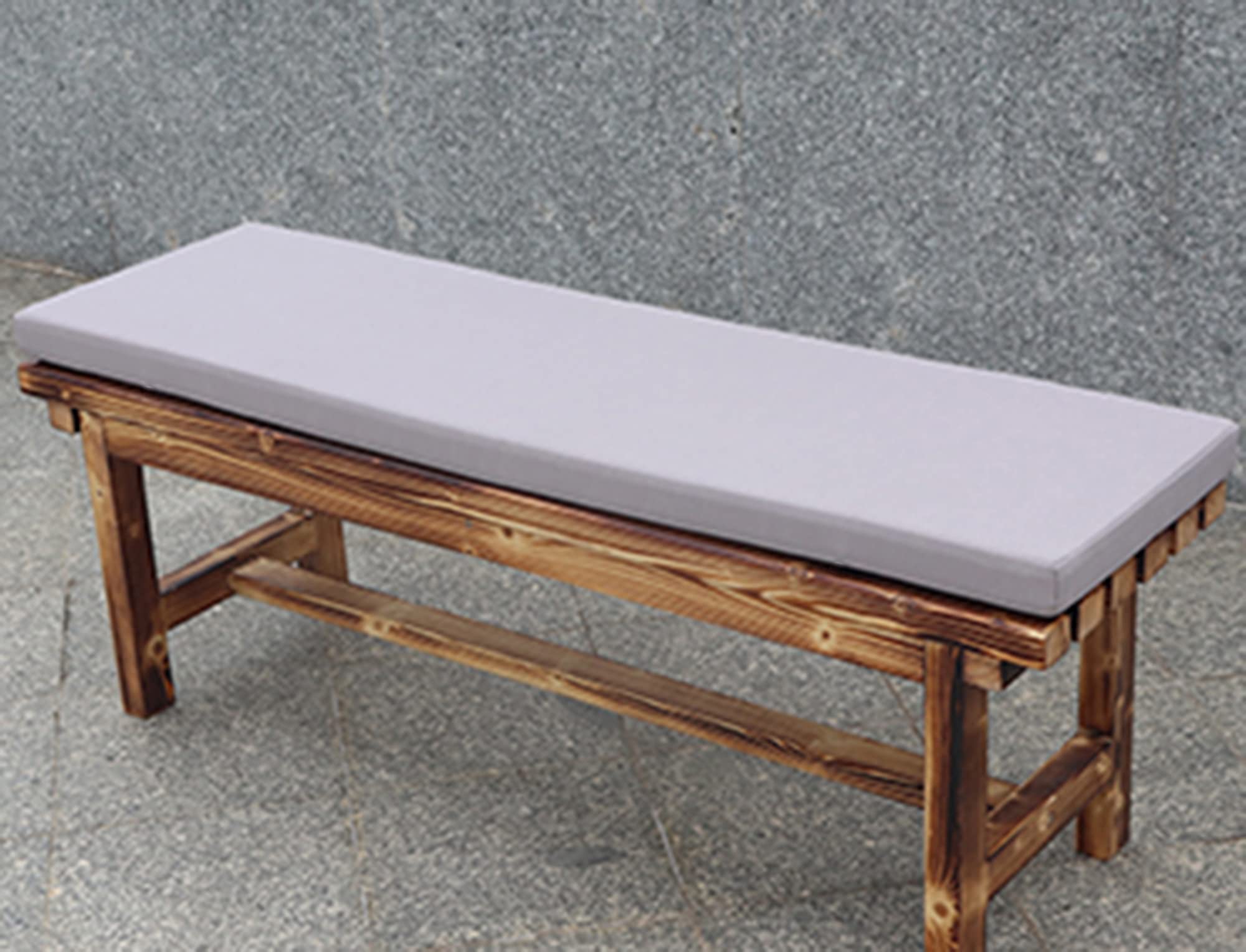Waterproof 2-3 Seater Bench Cushion - Soft Rectangle Outdoor Seat Pad for Patio, Garden & Swing - Durable Indoor/Outdoor Furniture Cushion for Comfortable Lounging & Relaxation