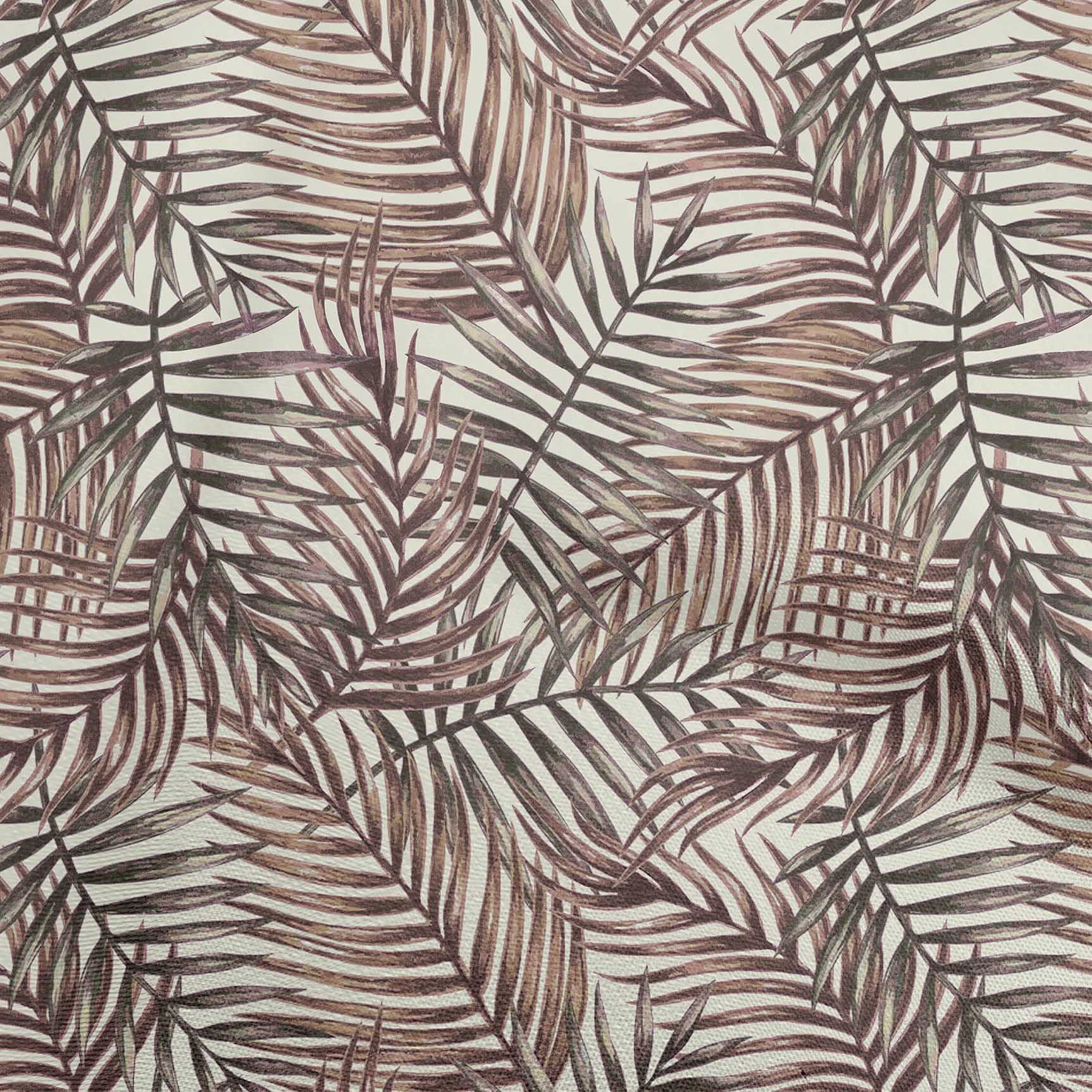 oneOone Velvet Beige Fabric Leaves Print - 58 Inch Wide Sewing Material by The Yard for DIY Clothing, Dresses, Curtains & Home Decor Projects