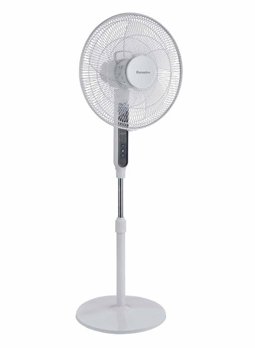 Europace ESF8135V 16 Inch DC Motor Stand Fan with Remote Control - Quiet & Energy Efficient for Home, Office, and Bedroom Cooling
