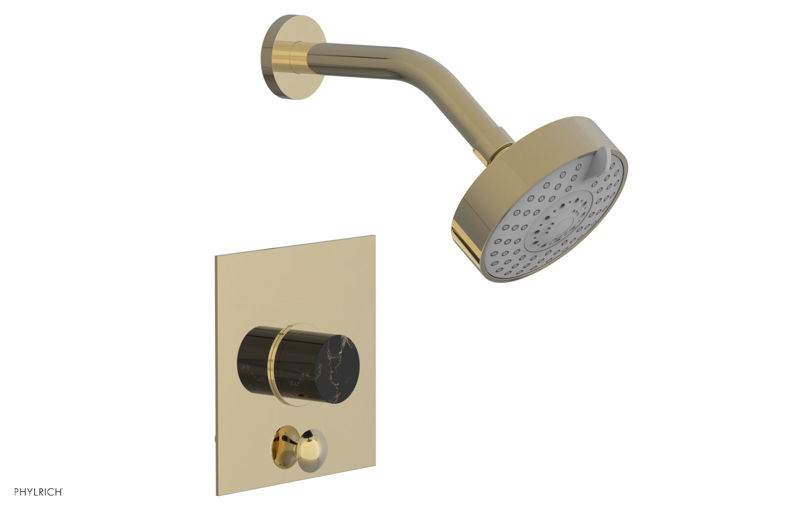 BASIC II Pressure Balance Shower and Diverter Set (Without Spout) 4 194 - Perfect for Bathroom Remodeling & Water-Saving Shower Systems