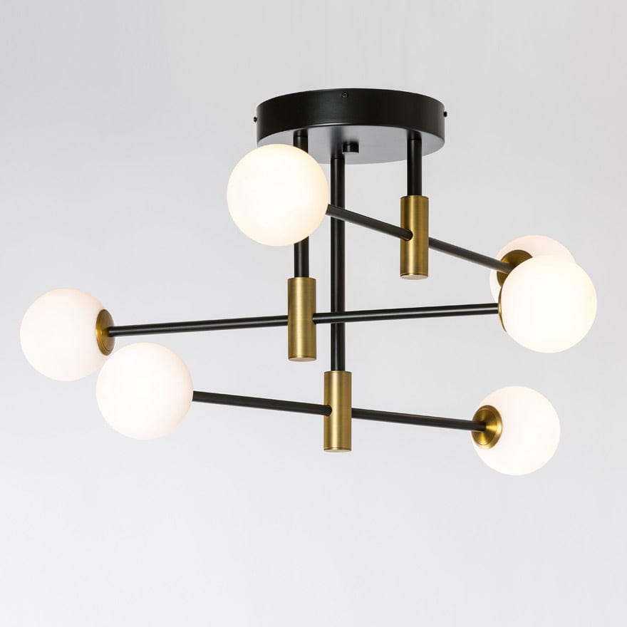 APENERA Modern Ceiling Light Fixture - Energy Efficient LED Flush Mount for Living Room, Bedroom, Kitchen & Office Lighting