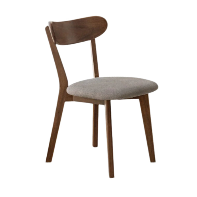 Solid Black Walnut Wood Dining Chairs with Soft Back - Elegant & Comfortable Seating for Home, Restaurant, and Office Use