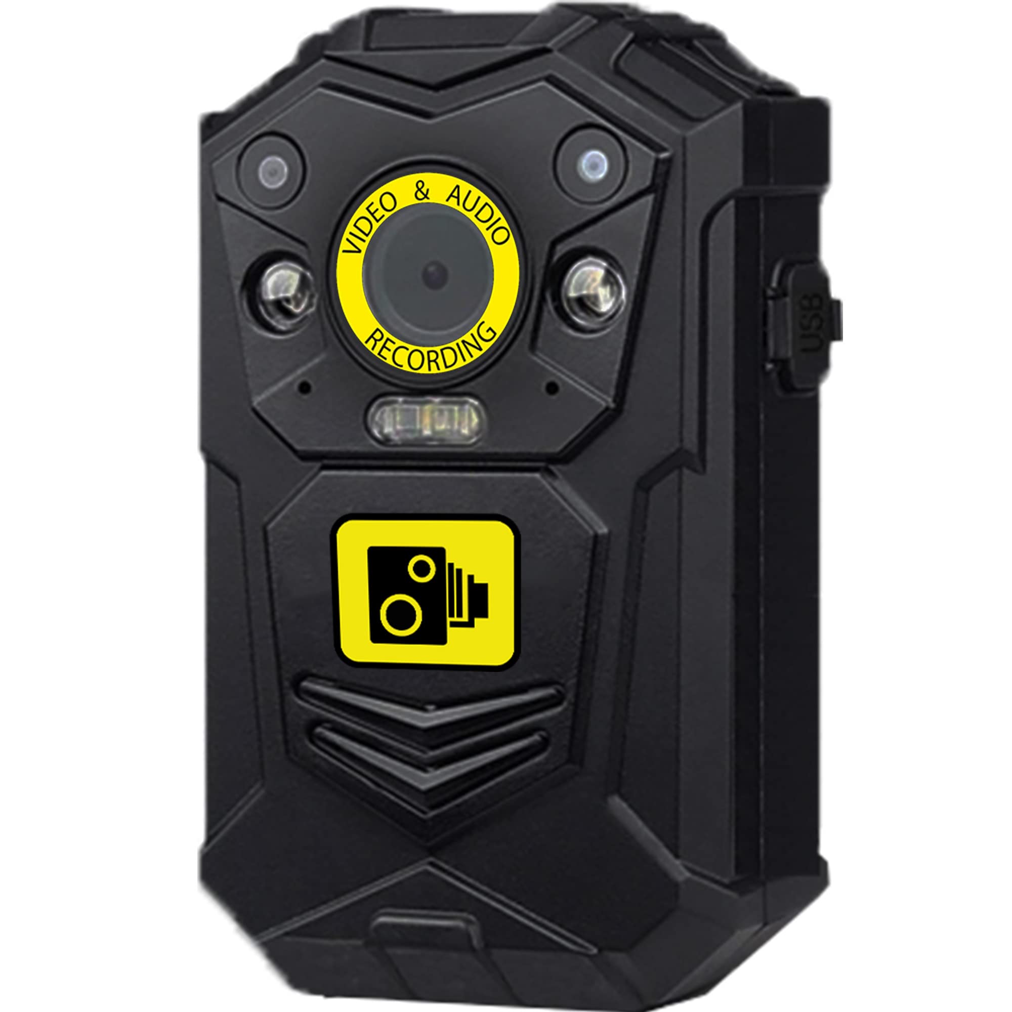 Brifield BR1 1512p HD Body Worn Camera - 64GB Professional Wearable Bodycam with Klickfast Strap & USB-C for Security Guards, Bouncers, Door Staff - Ideal for Personal Protection, Nightclub Security, and Law Enforcement Surveillance