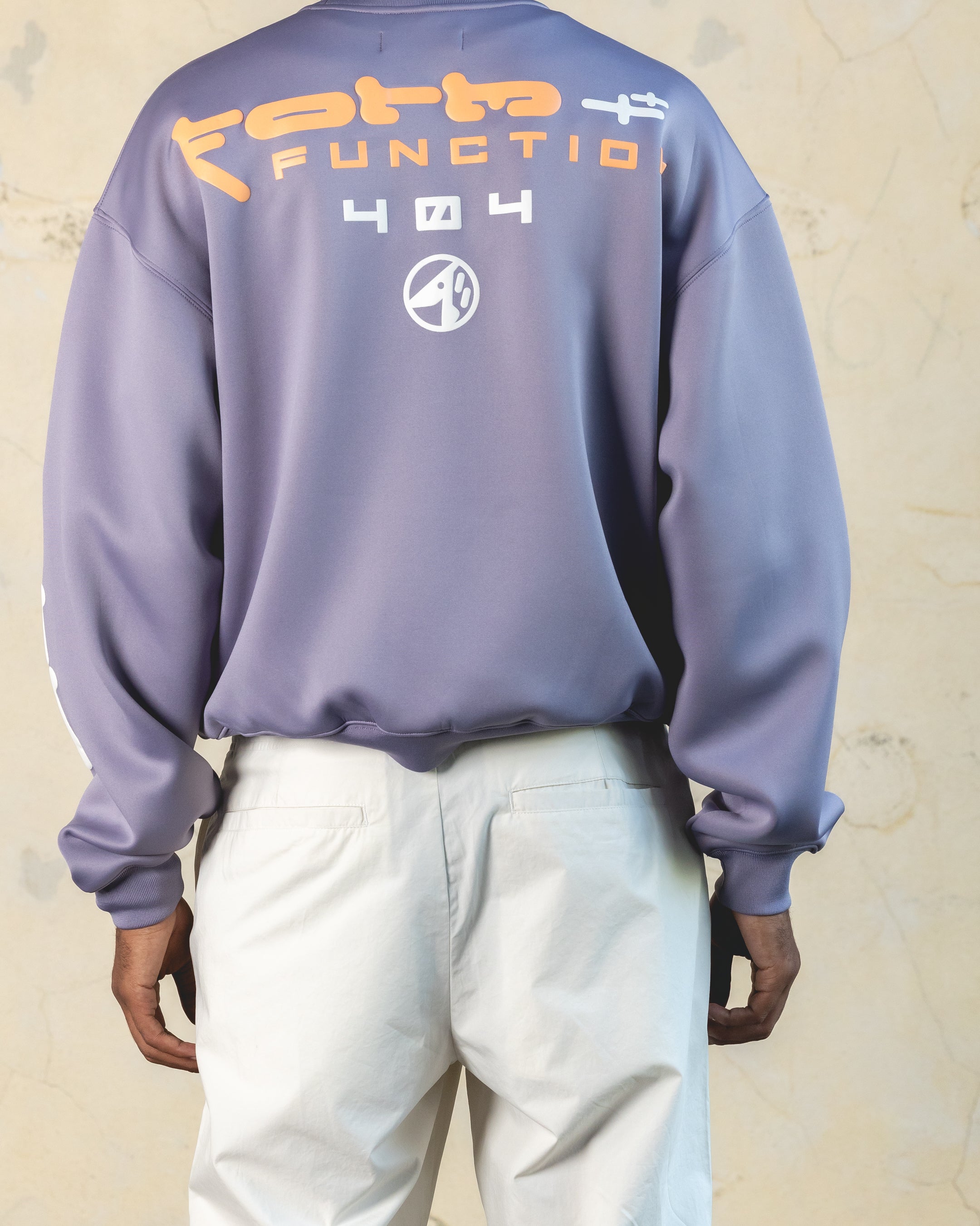 404 Form Crewneck Sweatshirt - Soft Purple Unisex Pullover for Men & Women | Perfect for Casual Wear, Street Style & Loungewear