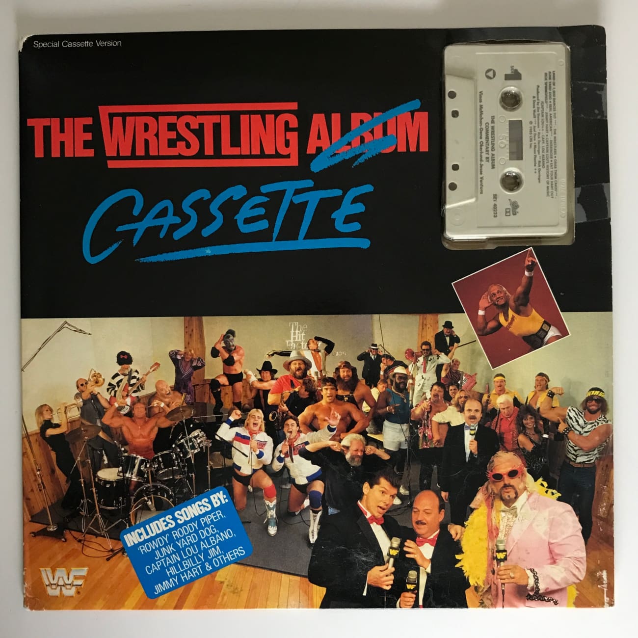 Vintage 1985 Wrestling Cassette Tape Spec Version - BET40223 Collectible Promo - Perfect for Wrestling Memorabilia Collections & Retro Music Enthusiasts