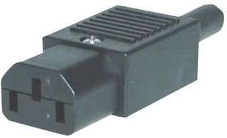 QUALTEK ELECTRONICS 704-00/00 IEC Power Entry Connector Plug 10A - 50 Pieces for Computer Power Supplies, Servers & Industrial Equipment