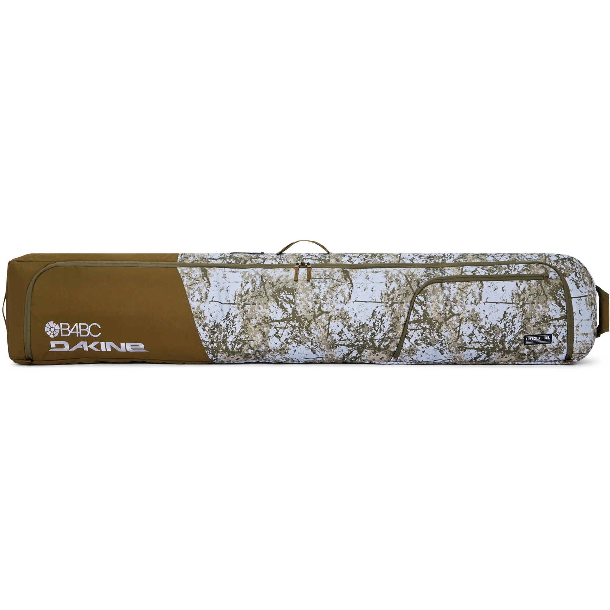 Dakine 2025 Low Roller Snowboard Bag - B4BC Forest Light 157cm | Waterproof Travel Case for Snowboarding & Winter Sports Gear Protection