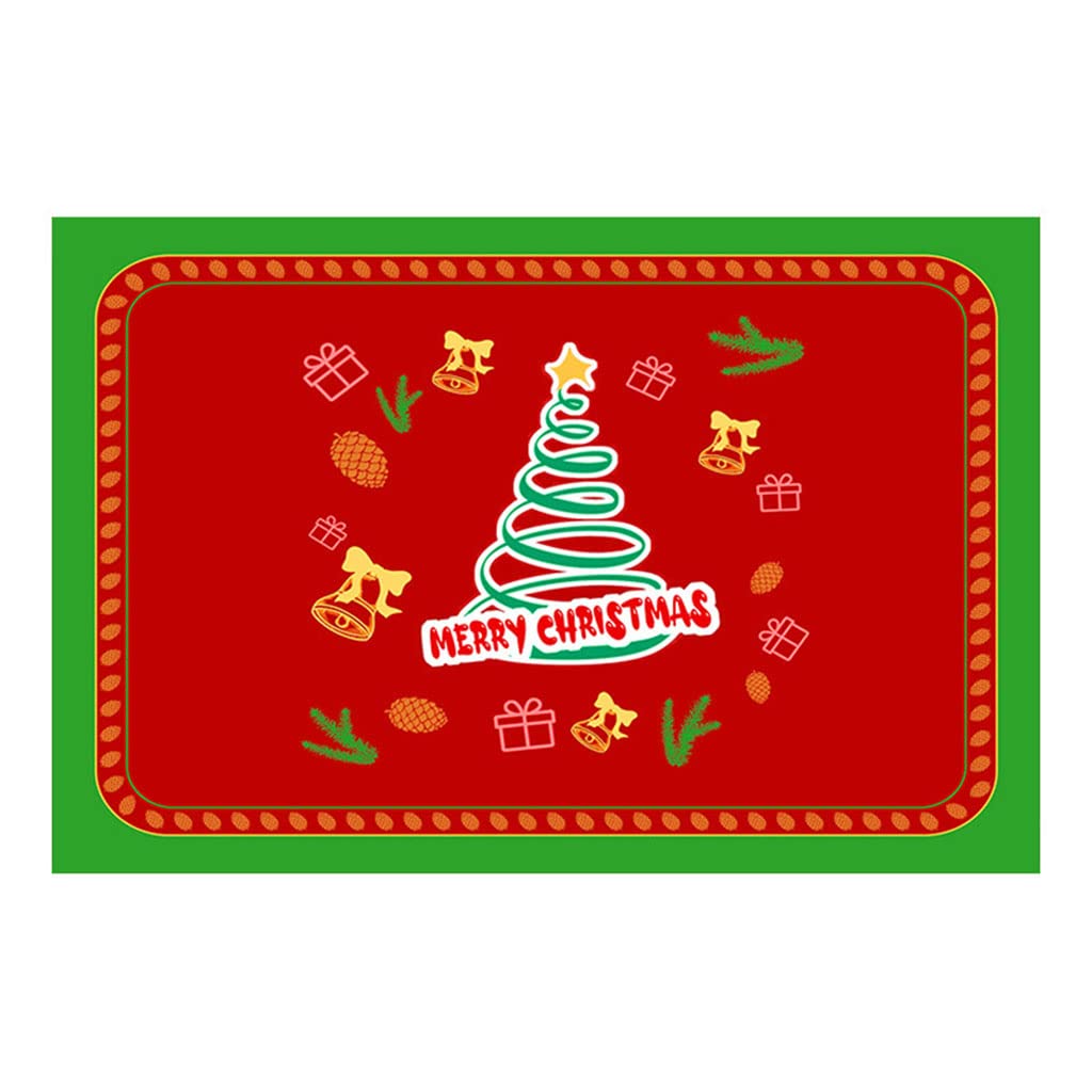 BAXIXINGYUNMU Christmas Theme Placemats, Festive Merry Christmas Table Mats for Restaurant, Dining Room, and Kitchen, 32 Unique Designs, Holiday Home Decor