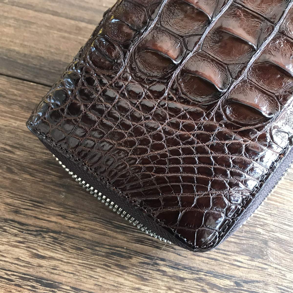 **Genuine Crocodile Leather Men's Wallet - Luxury Alligator Skin Long Wallet with Card Holder, RFID Protection - Perfect Gift for Birthday, Anniversary & Business (Ideal for Travel & Everyday Use)**