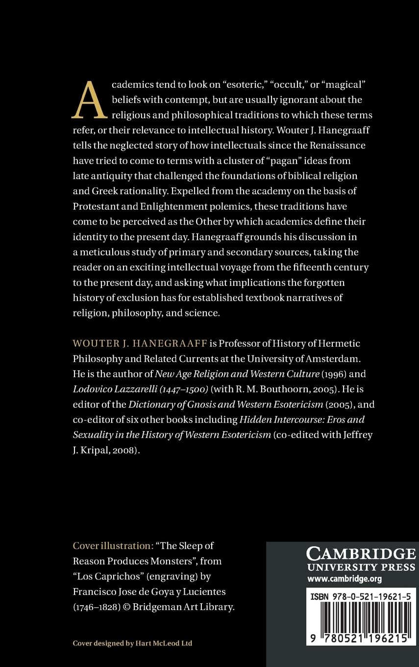 Esotericism and the Academy: Rejected Knowledge in Western Culture - Scholarly Book on Occult Studies for Researchers & History Enthusiasts