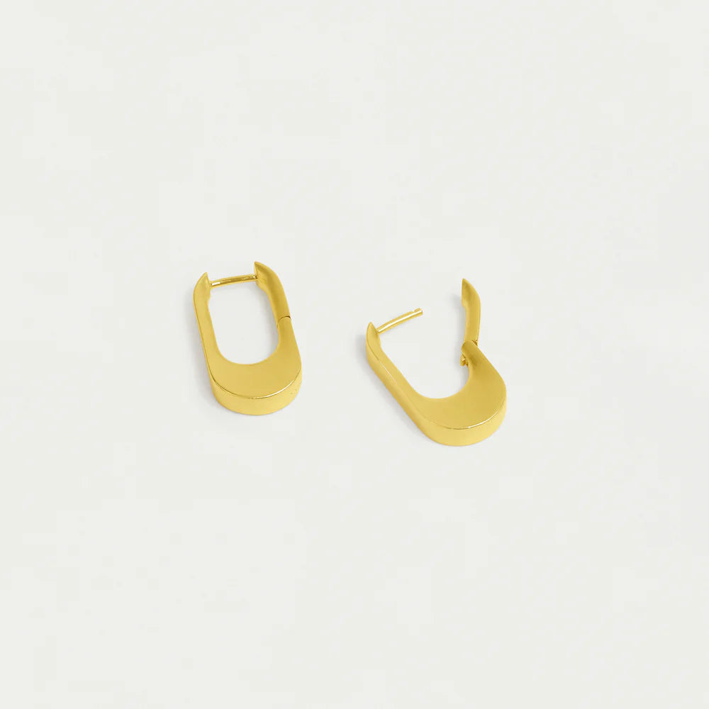 Dean Davidson Crosby Hinged Huggie Hoop Earrings - Sterling Silver Minimalist Hoops for Women - Perfect for Everyday Wear, Work & Date Night
