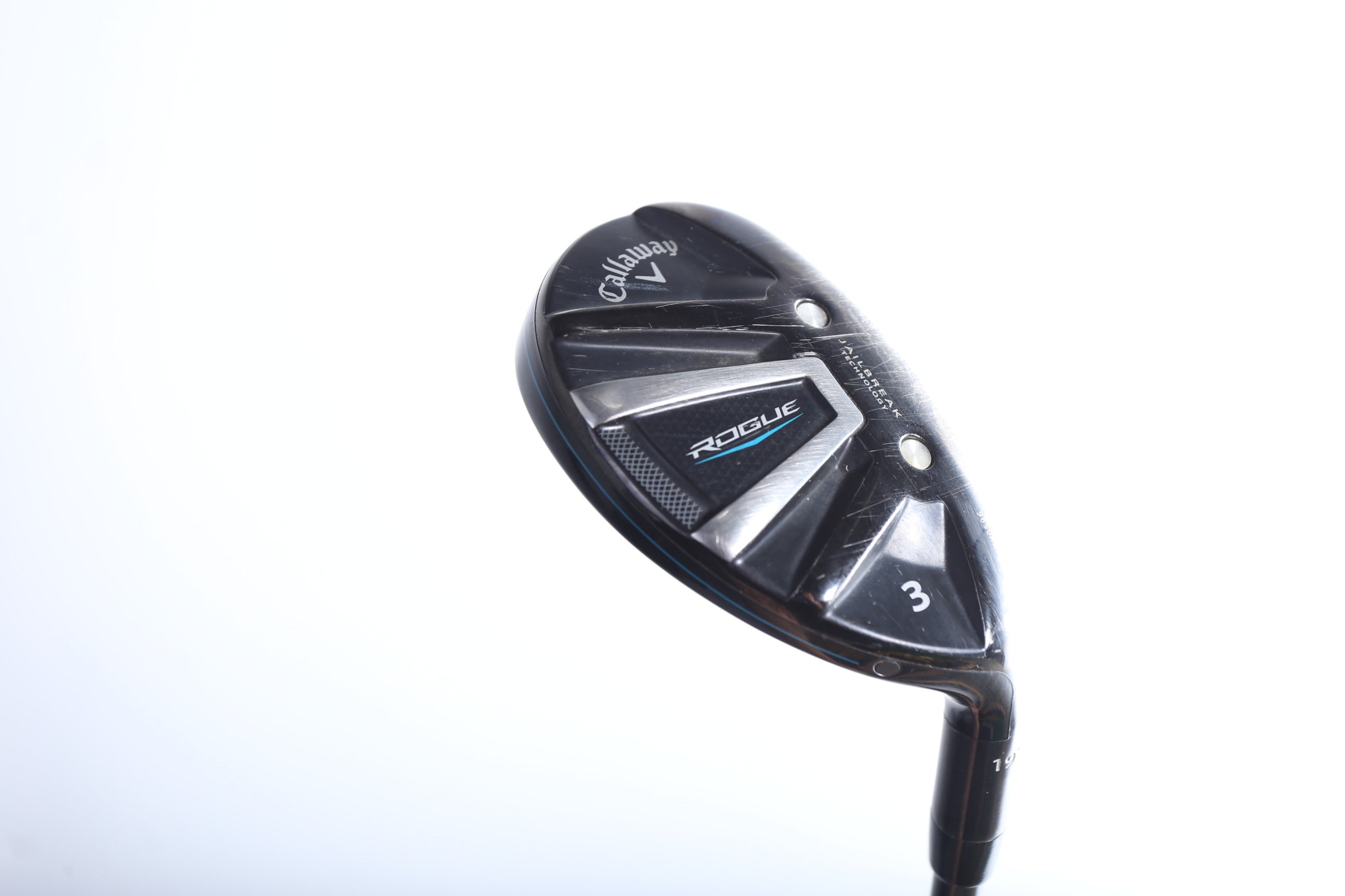 Used Callaway Rogue 3H Hybrid Golf Club - Right Handed 19° Stiff Flex - Perfect for Mid-Handicap Players & Course Play