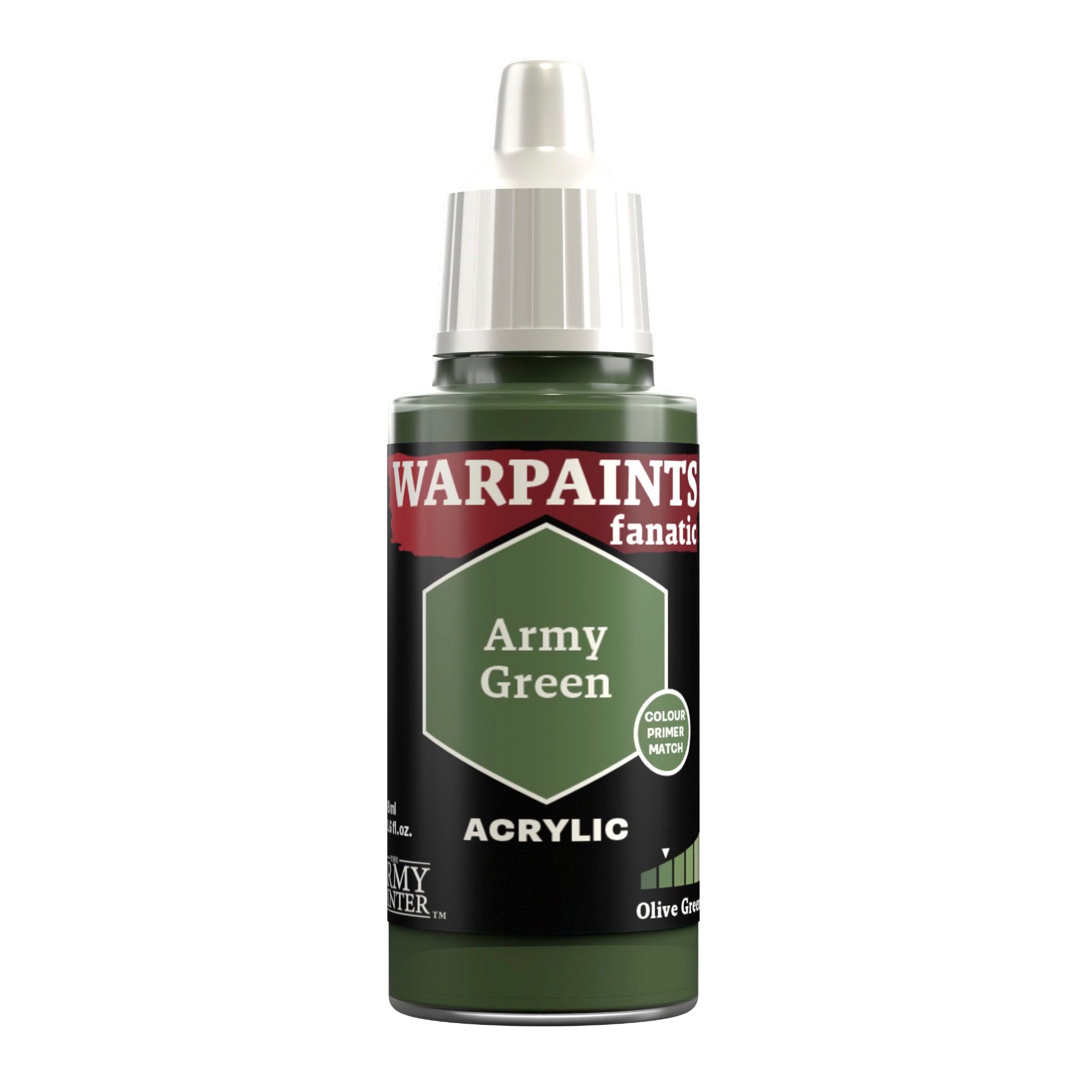 Warpaints Fanatic: Army Green Face Paint for Cosplay, Halloween & Military Events - High-Quality, Long-Lasting Makeup for Costumes & Special Effects