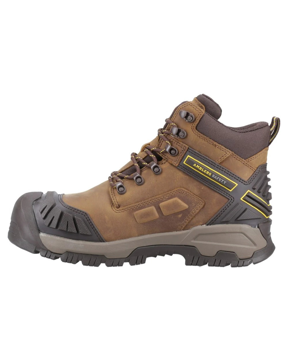 Amblers Safety Men's AS961C Quarry Waterproof Steel Toe Work Boots - Durable Construction & Slip Resistant for Mining, Construction & Outdoor Work