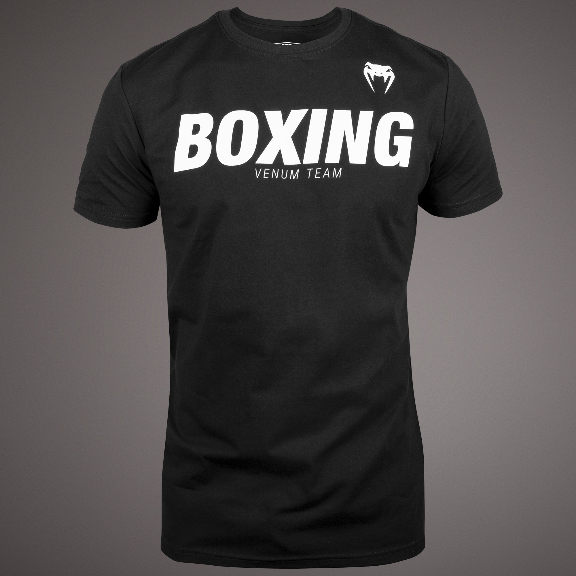 Venum VT Boxing T-Shirt for Men - Black & White - Breathable & Lightweight Training Tee for MMA, Gym & Workout